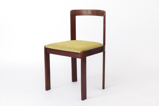 Set di 6 sedie da pranzo vintage Lübke, design tedesco anni '70, legno di faggio tinto, sedie di metà secolo (photo 4 of 12)
