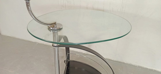 Image 1 of Postmodern side table trolley 