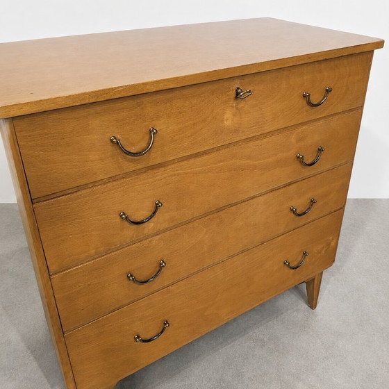 Image 1 of Commode vintage Imexcotra en bouleau, Belgique, années 1960