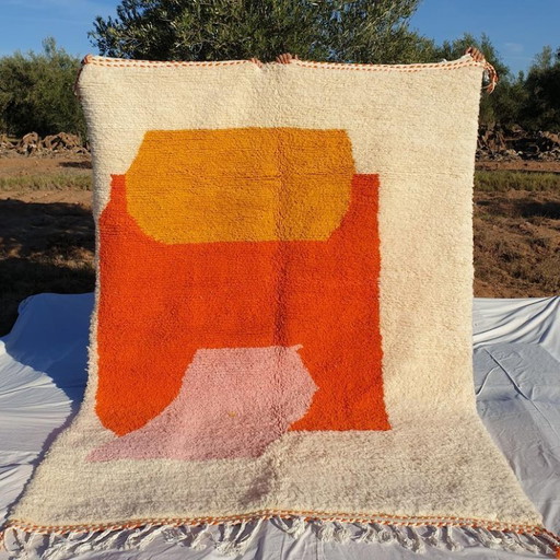 Tapis marocain artisanal en laine 300cmx200cm