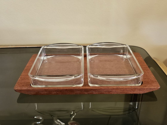 Artiform Denmark Teak Servierschale Snackschale – Geschirr, Wood, Glass (photo 4 of 8)