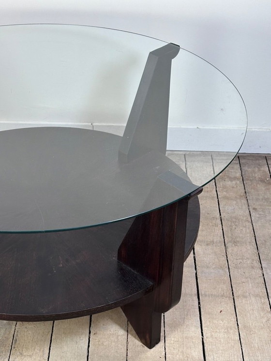 Image 1 of Art Deco mahogany coffee table 1930