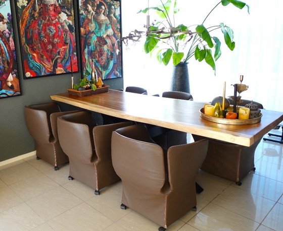 Image 1 of 6 x Moroso Bloomy Ledersessel