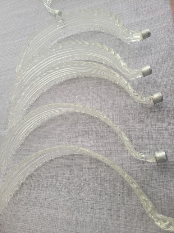 Seltener Barovier & Toso Lüster Kronleuchter Lampe restaurierungsbedürftig Ersatzteile – Murano Glass (photo 5 of 15)