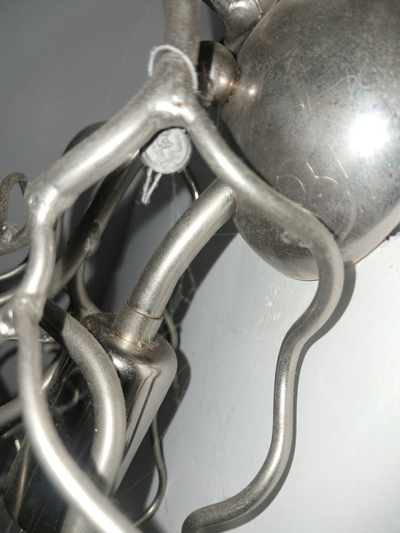 Image 1 of 2 lampade da parete di marca Van Egmond Hollywood in nichel