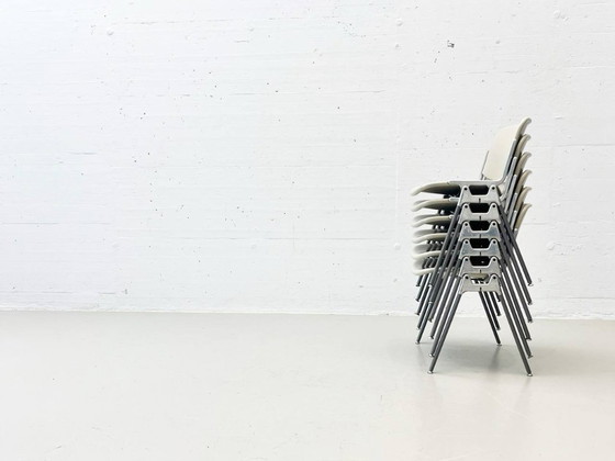 Image 1 of Set di 6 sedie modello DSC106 di Giancarlo Piretti per Castelli, anni '70