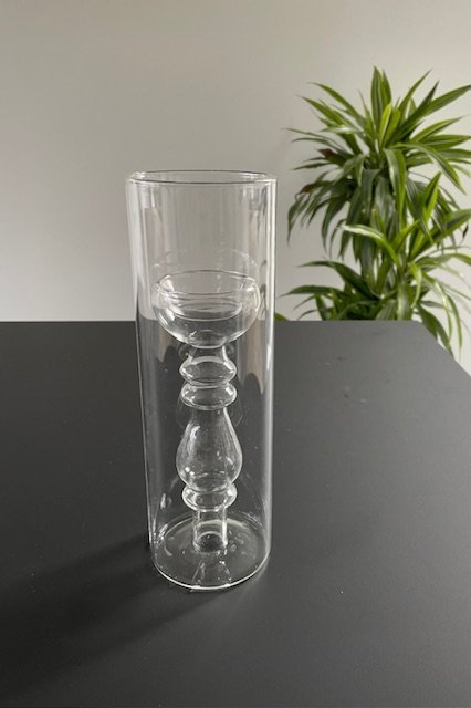 Image 1 of Set of 2 Serax "Tube" Windlights/Vases - design René Barba