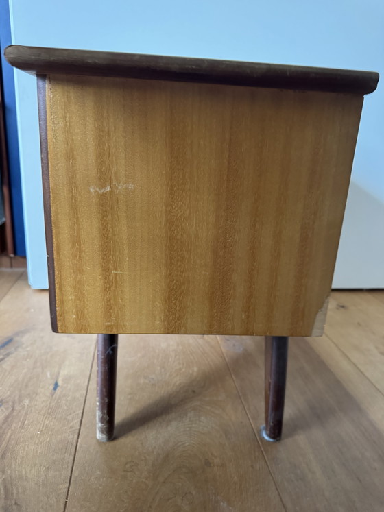 Retro nachtkastje – Metaal, Hout (photo 8 of 8)