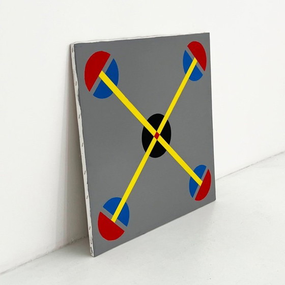 Image 1 of Abstraktes Gemälde von Fabrizio Giorgi, 1989