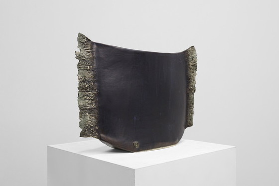 Image 1 of Signed French Ceramic Vase, France, circa 1960