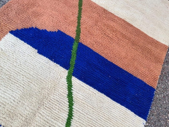Handgemaakt Beni Ouraine tapijt van natuurlijke wol, 2,5/3,5 m – Aime Té, Vloerkleden en tapijten, Wool (photo 2 of 8)