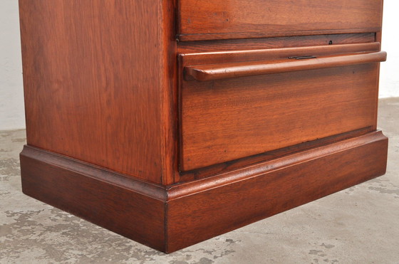 Image 1 of Vintage Chest of Drawers or File Cabinet in Mahogany