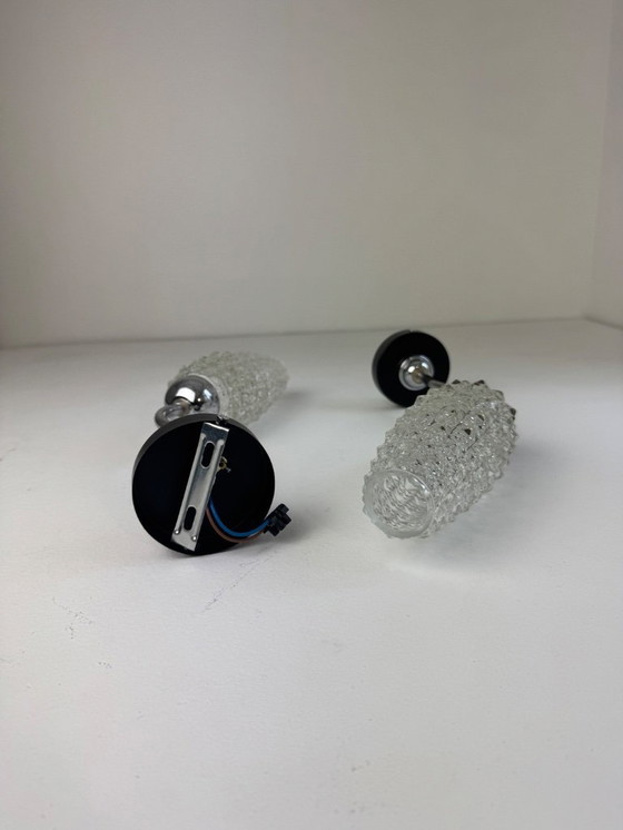 Image 1 of PAIR OF VINTAGE SWAN NECK WALL LIGHTS