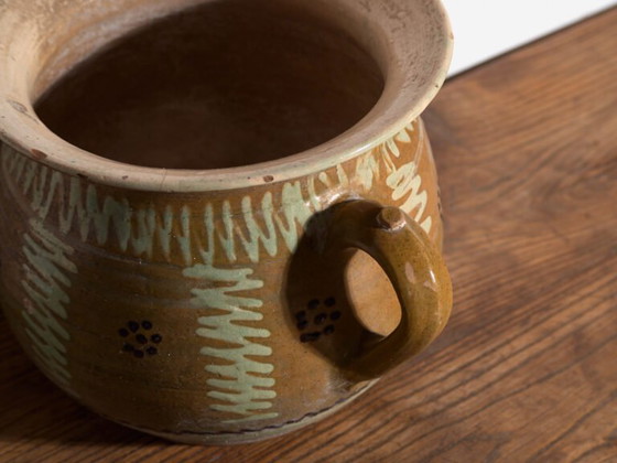 Vaso in ceramica smaltata popolare antica – Europa Centrale, circa 1930 – Vasi per piante, Rustic (photo 31 of 40)