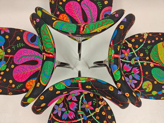 Lande Tripode contro Josef Frank Teheran – Sedie da pranzo, Metal, Textile (photo 9 of 9)