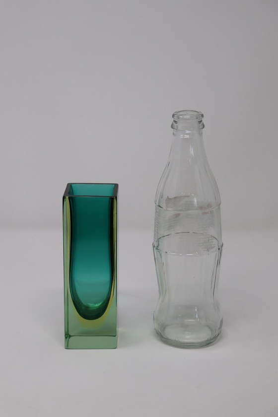 Image 1 of Jarrón pequeño de cristal artístico de Murano, década de 1970