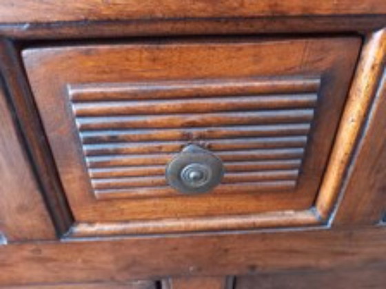 Antiek Notenhouten Dressoir – Eind 19e Eeuw, Professioneel Gerestaureerd – CREDENZA ANTICA, Wood (photo 8 of 14)