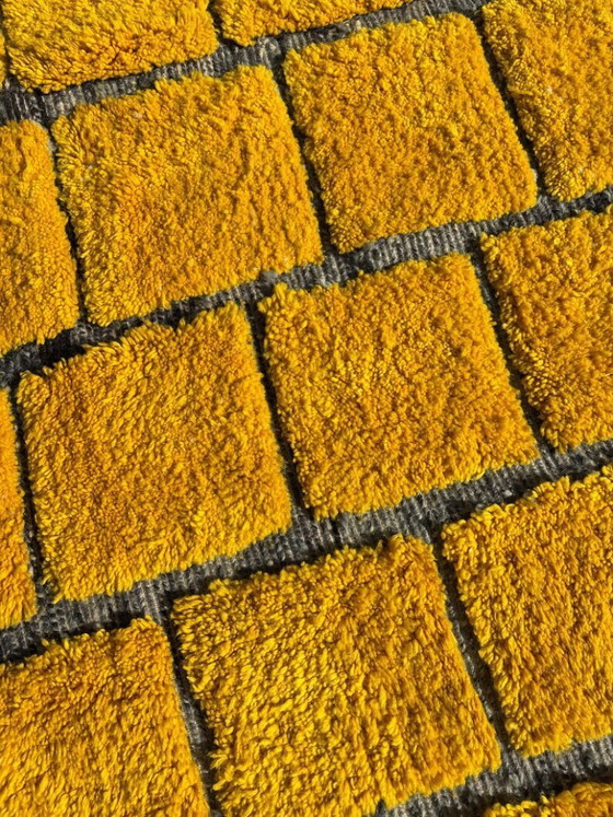 Image 1 of Maßgefertigter gelber marokkanischer Teppich 200 cm x 300 cm