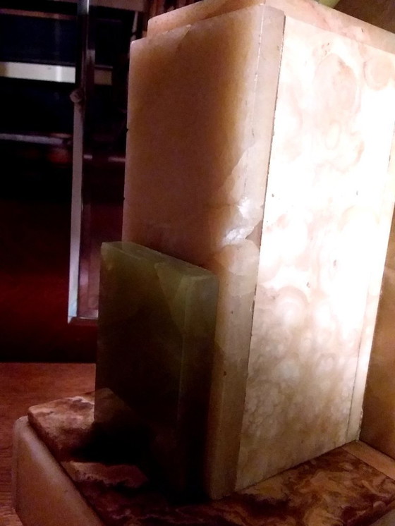 Image 1 of OROLOGIO ART DECO A FORMA DI GRATTACIELO