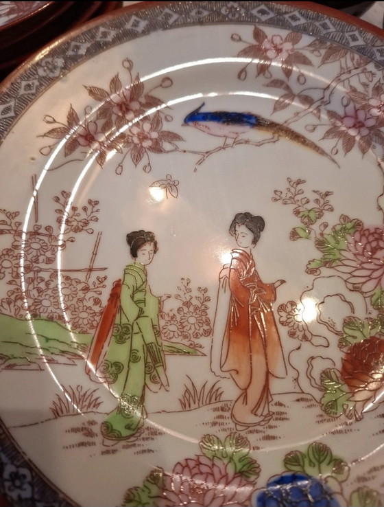 Chinees theeservies met watermerk – Porcelain, Bamboo (photo 3 of 5)