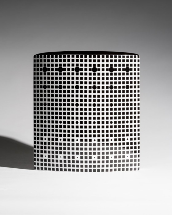 Image 1 of Victor Vasarely for Rosenthal “Art Collection No. 4” Vase XL Op Art Porcelain