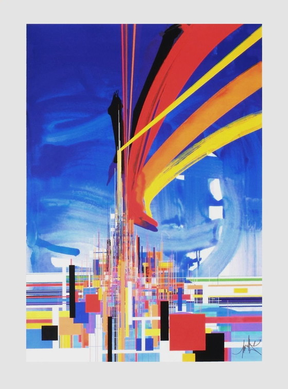 Image 1 of Raymond Moretti Architektur-Siebdruck 1992
