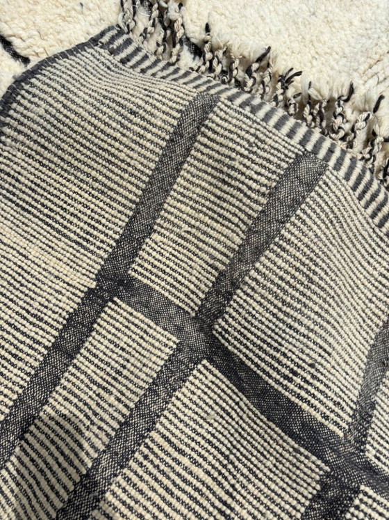 Image 1 of Tapis marocain blanc sur mesure, 400 x 300 cm, tapis berbère