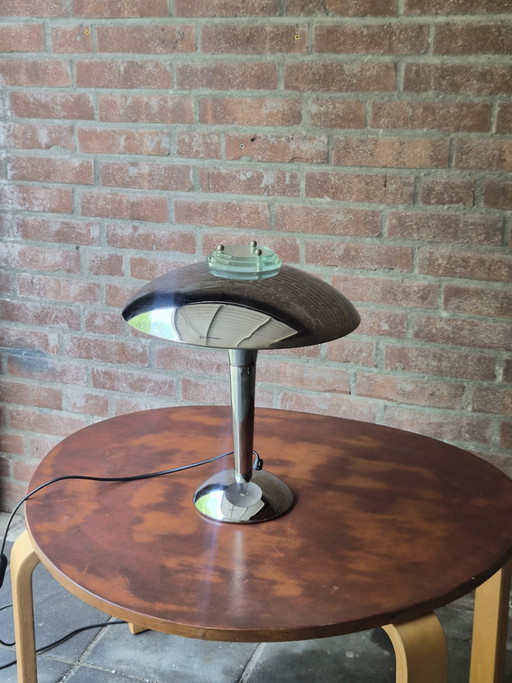 Vintage chrome table lamp