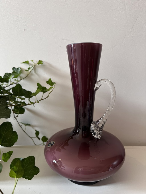 Vintage-Vase aus Muranoglas