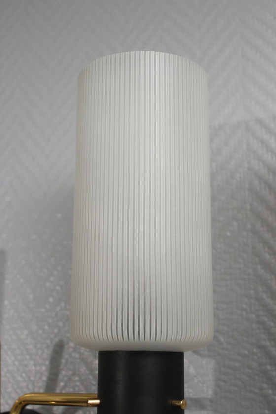 Image 1 of Pareja de apliques de pared de los años 50, diseño Arlus Lunel Guariche Stilnovo