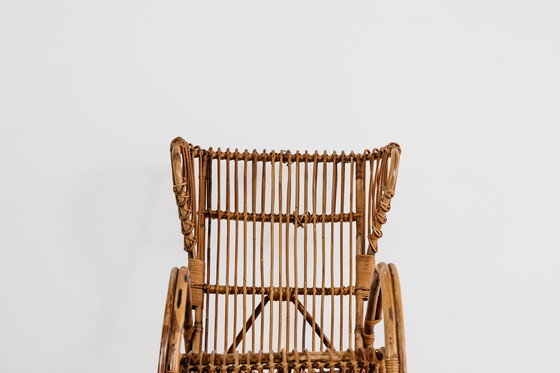 Image 1 of Schommelstoel Frans vintage design modern jaren 60