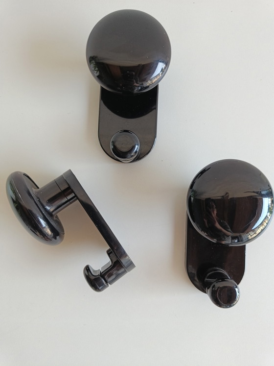 Image 1 of Set of 3 C. Bartoli Wall Hooks for Con&Con, Model 302/303, Made in Italy