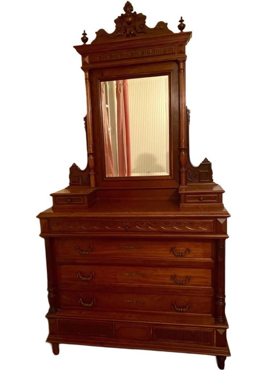 Image 1 of Schminktisch/Kommode aus dem 19. Jahrhundert