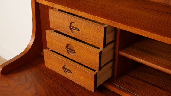 Vintage Boekenkast | Secretaire | Teak | Johannes Sorth – Boekenkasten, Wood (photo 6 of 12)