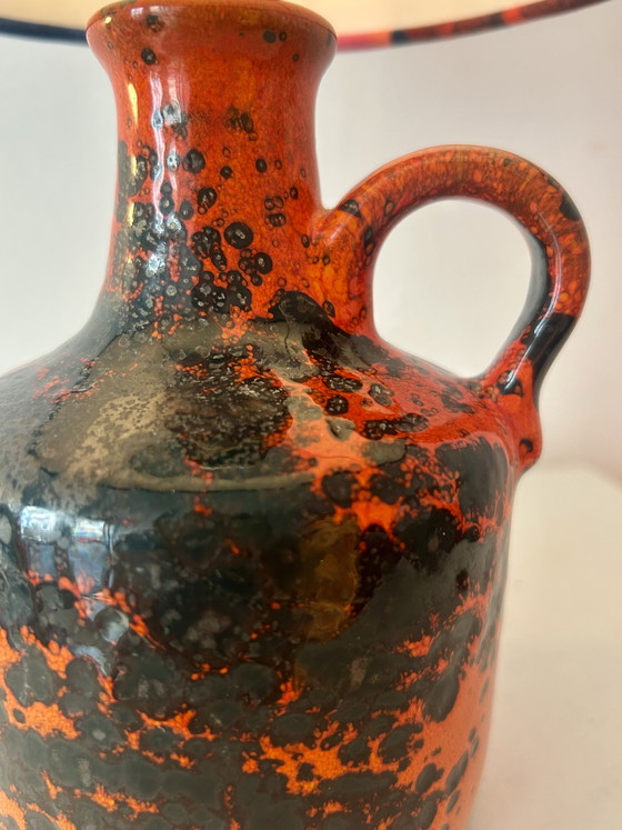 Image 1 of Lampe de balcon Space Age - sans fil - céramique recyclée d'Allemagne de l'Ouest