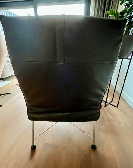 Image 1 of Montis: sillón Charlie de cuero negro - Gerard van den Berg