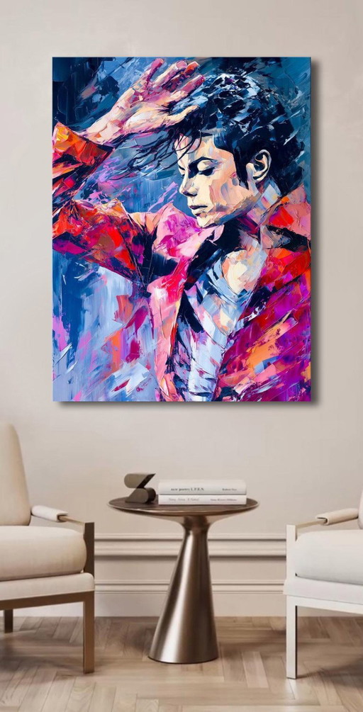 Alberto Ricardo - Michael Jackson - Lithografie van de kunstenaar