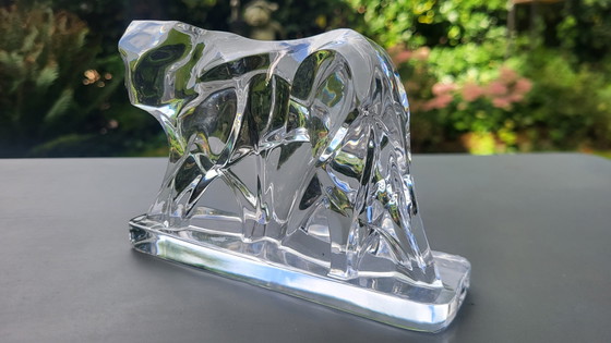 Art-déco-Panther Georges Chevalier aus Kristallglas, Baccarat-Manufaktur – Dekorative Objekte, Crystal (photo 6 of 7)