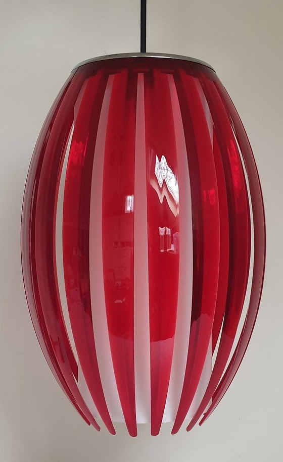 Image 1 of 2 x Herstal Pulz Tentakel XL Pendelleuchten rot