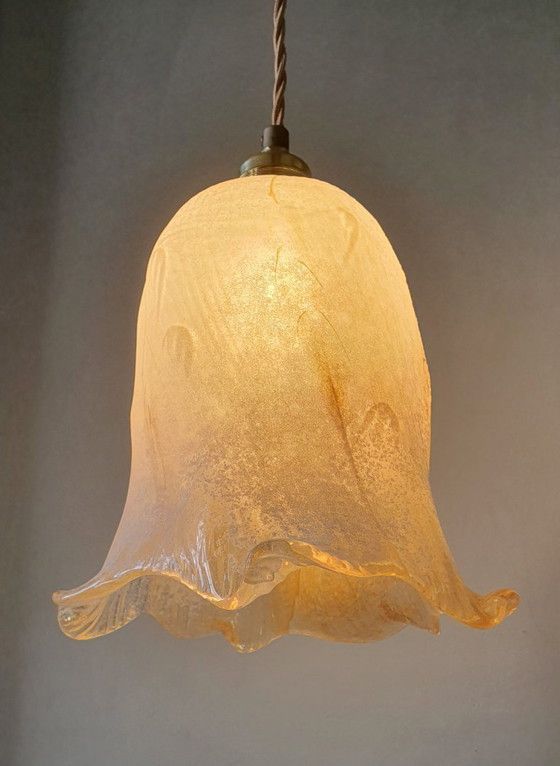 Image 1 of Set van 2 Vintage Murano hanglampen - Mid Century - Italy