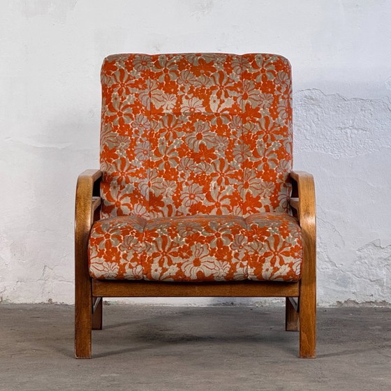 Image 1 of Een paar Debreceni fauteuils in art-decostijl, 1960