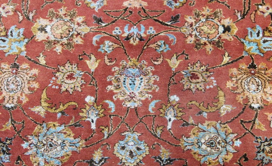 Image 1 of Originele, authentieke, pure zijden Hereke 150 x 92 cm, in topconditie.