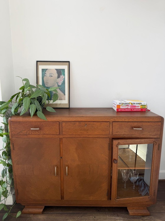 Credenza Art Déco vintage in legno – Credenze, Wood (photo 2 of 9)