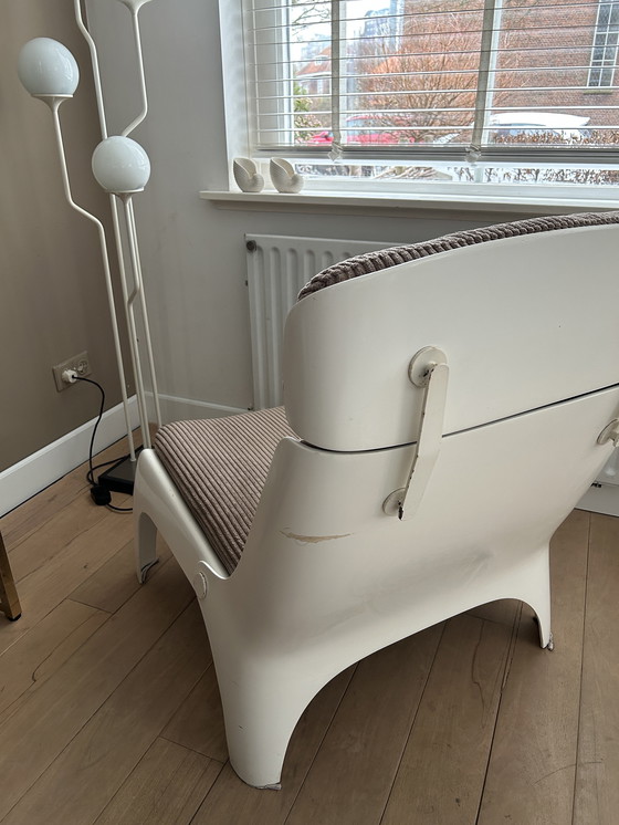 Image 1 of Poltrona lounge Space Age di Carl Straub rivestita