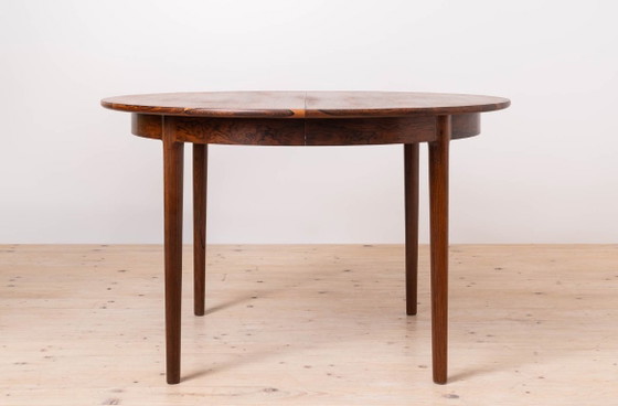 Image 1 of Torbjørn Afdal Darby eethoek met zes stoelen en uitschuifbare tafel, Noorwegen, jaren 60