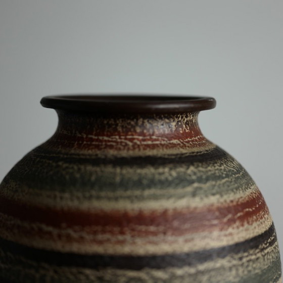 Large Handcrafted Ceramic Vase, Germany, 1956 – Possibly Westerwald / SAWA Circle (photo 6 of 8)