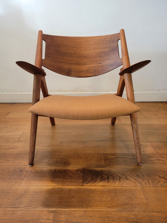 Image 1 of Vintage Ch28 Sawhorse Stoel Van Hans J. Wegner Voor Carl Hansen