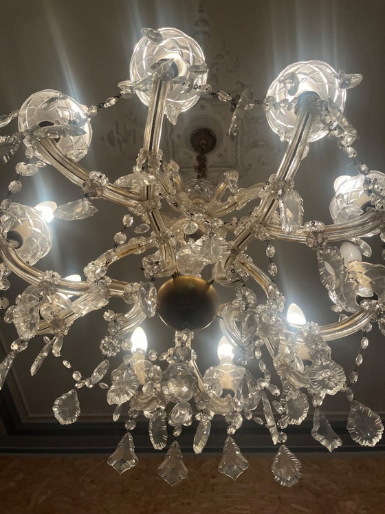 Image 1 of Crystal Chandelier