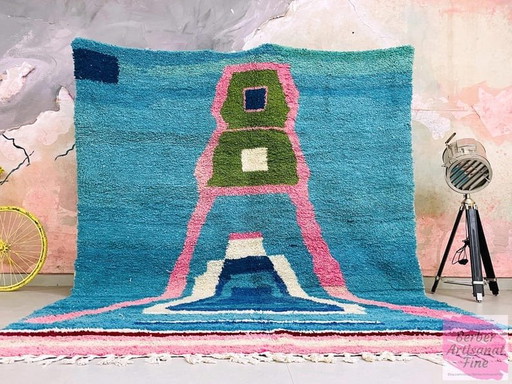 Handgeknüpfter marokkanischer Beni-Ouaraine-Teppich, 200/300 cm – vloerkleden en tapijten, Wool