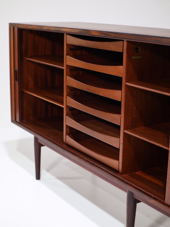 Image 1 of Arne Vodder sideboard tambour Sibast rosewood 1960s